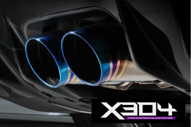 J's Racing X304 Stainless Steel Exhaust 75RS Legal