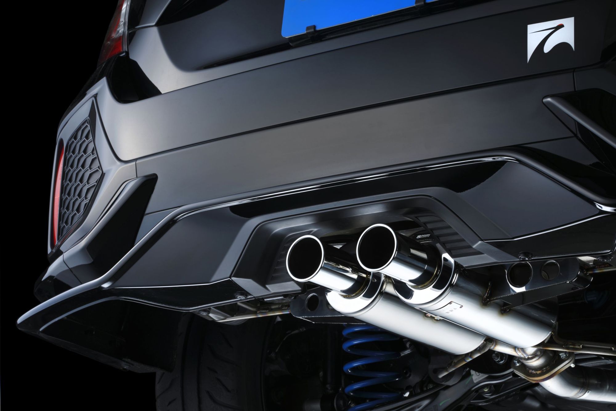 Go Tuning Unlimited Spoon N1 Muffler Kit - Civic FK7